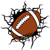FOOTBALL FUNNY sticker