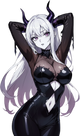 DEMON ANIME GIRL  STICKER