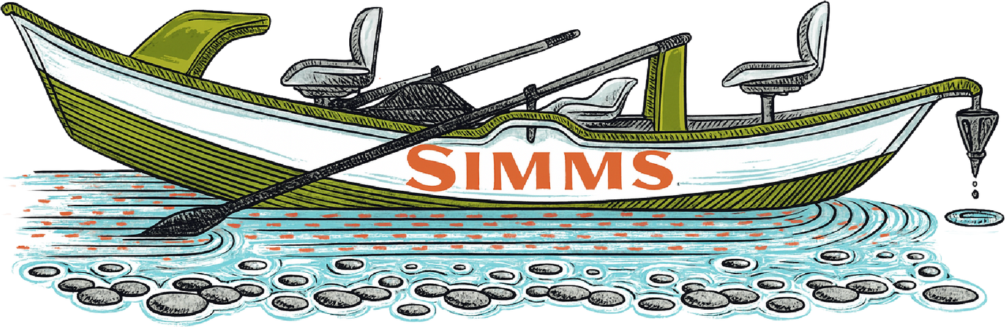 SIMMS CATCH YOUR DRIFT STICKER