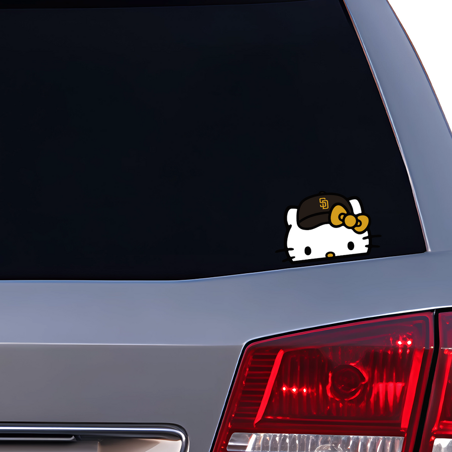 Hello Kitty SD Baseball Sticker