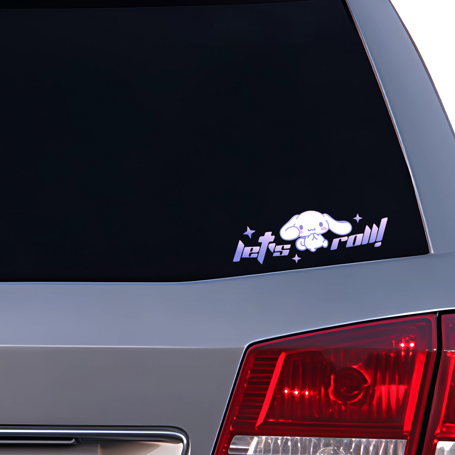 Cinamoroll Let's Roll Sticker