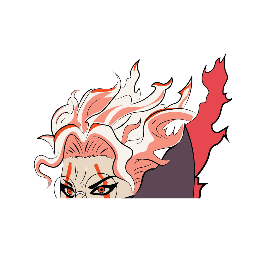 Ken Youkai Peeker Sticker