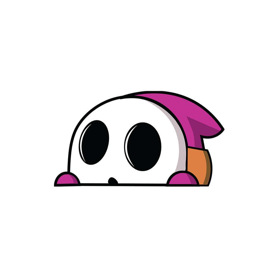 Shy Guy Sticker