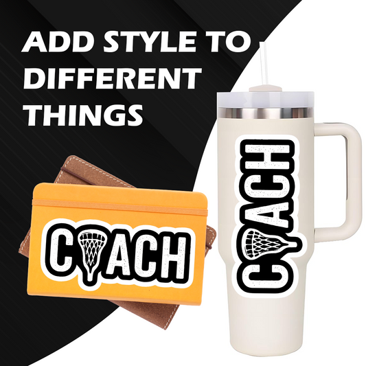 COACH lacrosse sticker