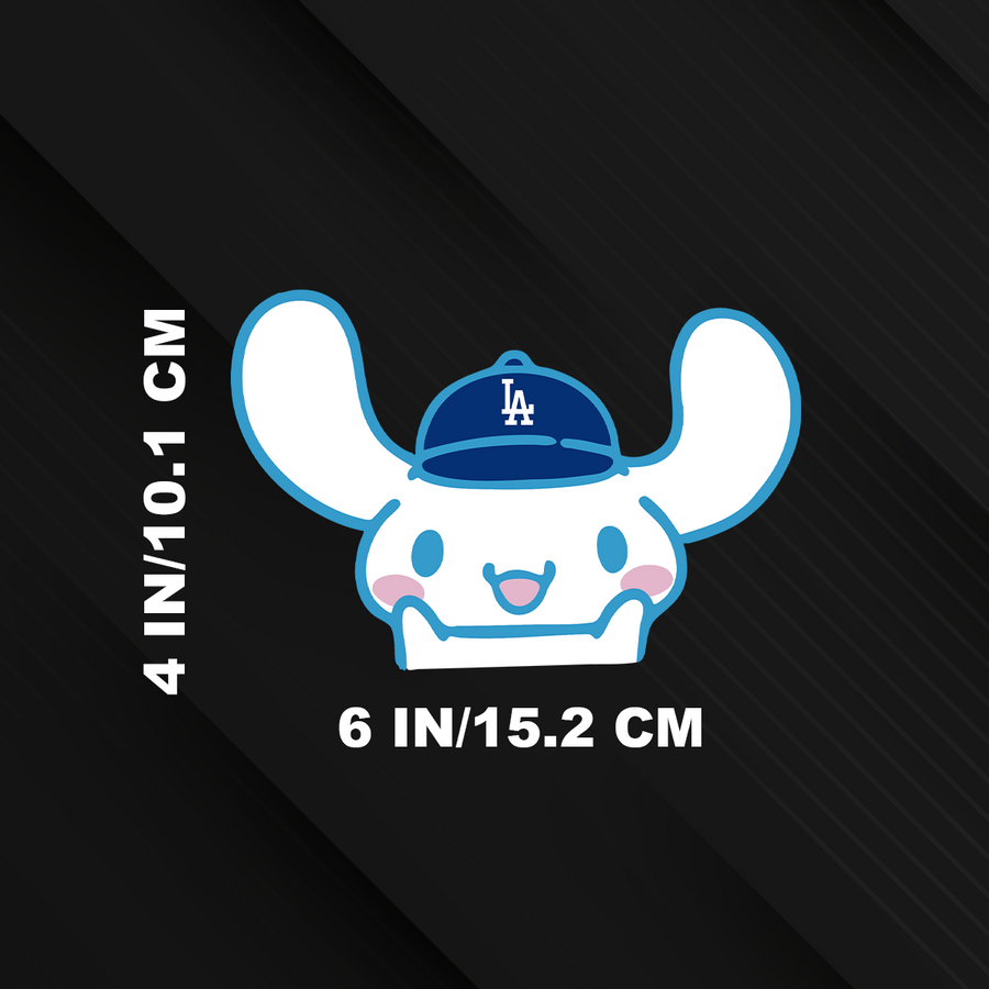 Cinnamoroll AL Baseball Sticker