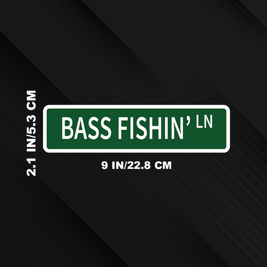 Bass fishing Sticker