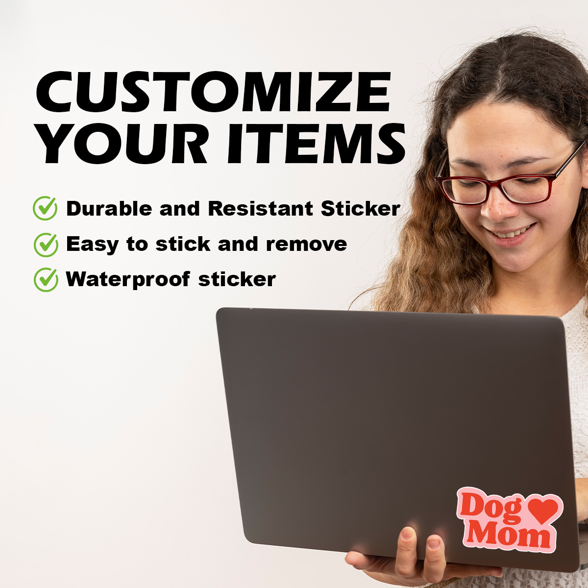 mom dog sticker
