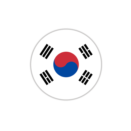 korean flag sticker