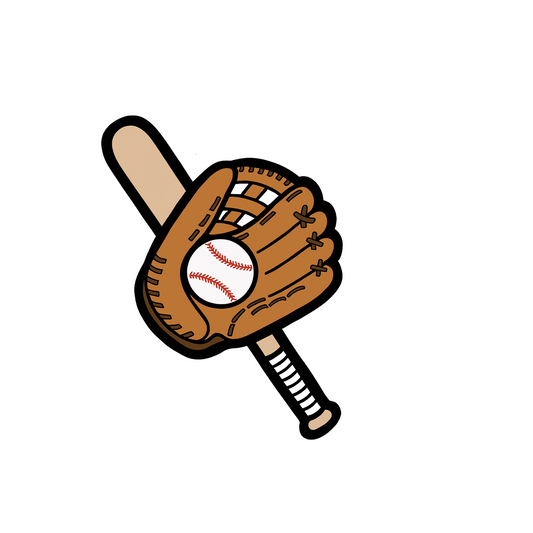 BAT BASEBALL sticker