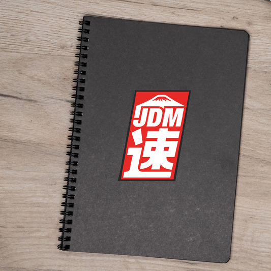 JDM red sticker