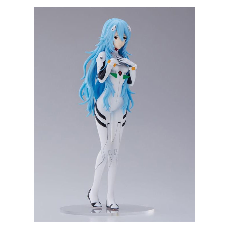 Rei Ayanami Long Hair Version SPM Series Action Figure Collectible Evangelion Character White Suit 8.66" in…
