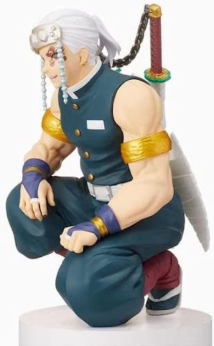 Tengen Uzui Perching Kneeling Figure Hashira Meeting Demon Anime Slayer Swordsman