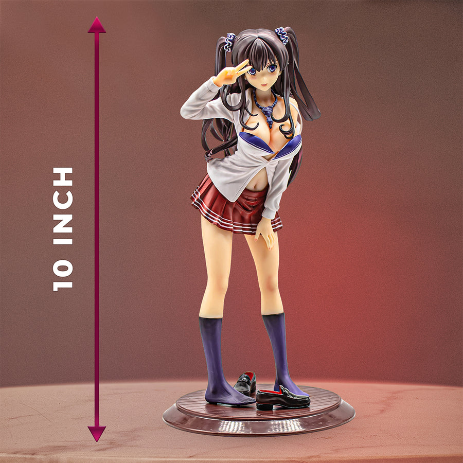 Kanna Yuzuki Ilustration by Kurehito Misaki 10" in Cute Japenese School Girl Collectible Figure