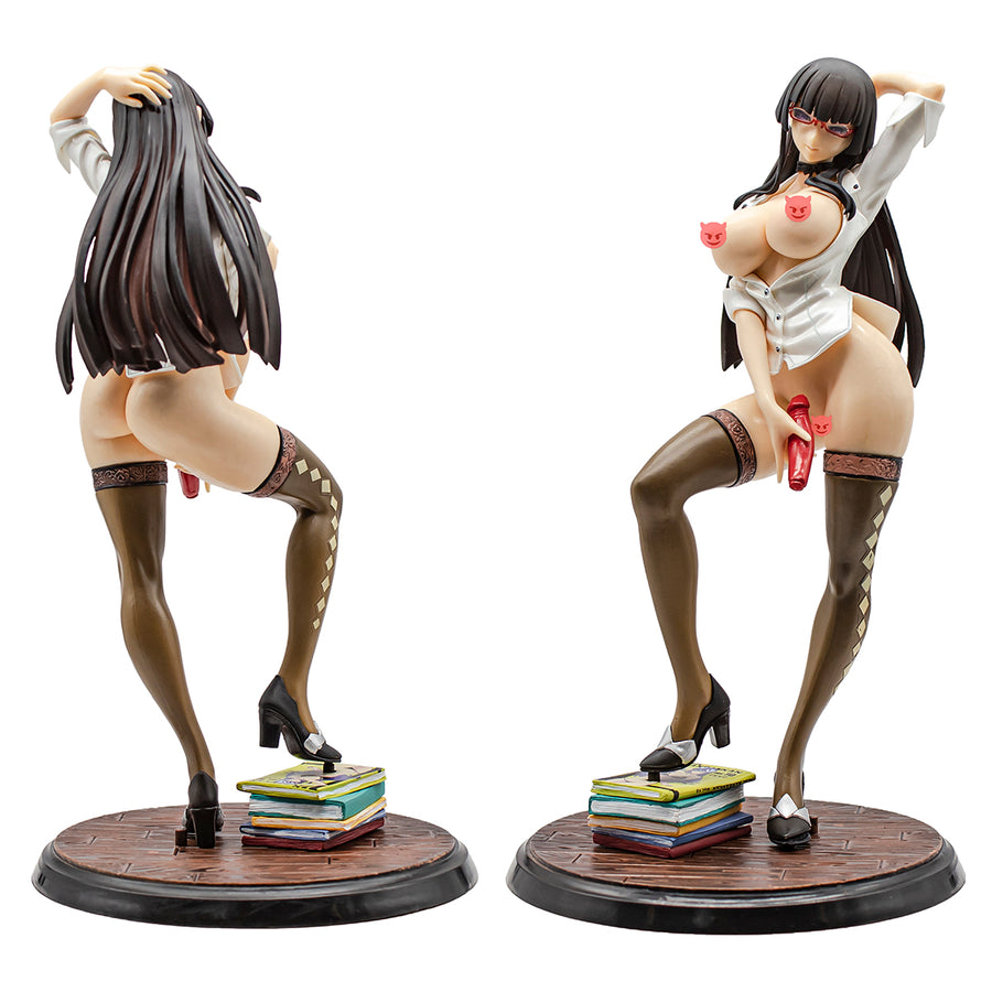 Ayame Illustration by Ban! 10.5" inch  Figure Stand Japanese Model Toy Statue Collection
