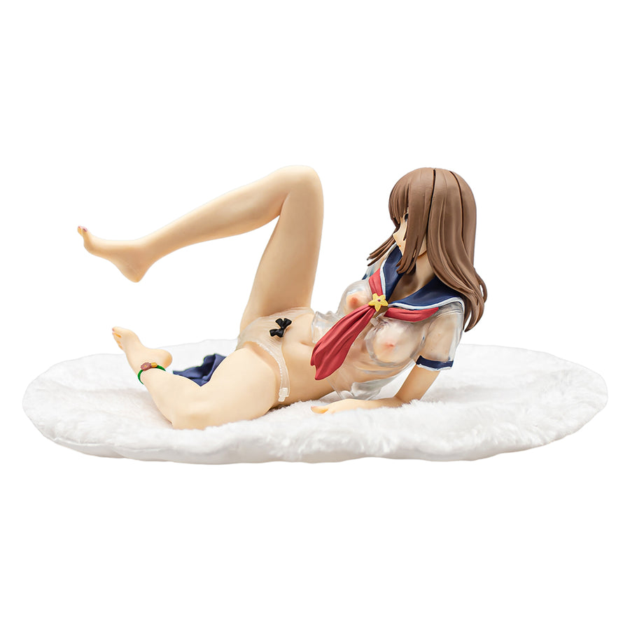 Aoi Tenjiku Cute 4" inch Japanese Collectible Figure Blue Clear Uniform Version