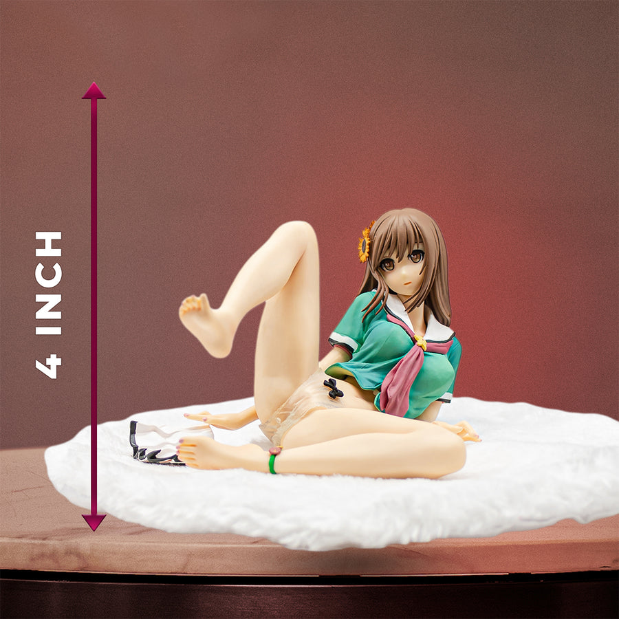 Aoi Tenjiku Cute 4" inch Japanese Collectible Figure Aqua Uniform Version