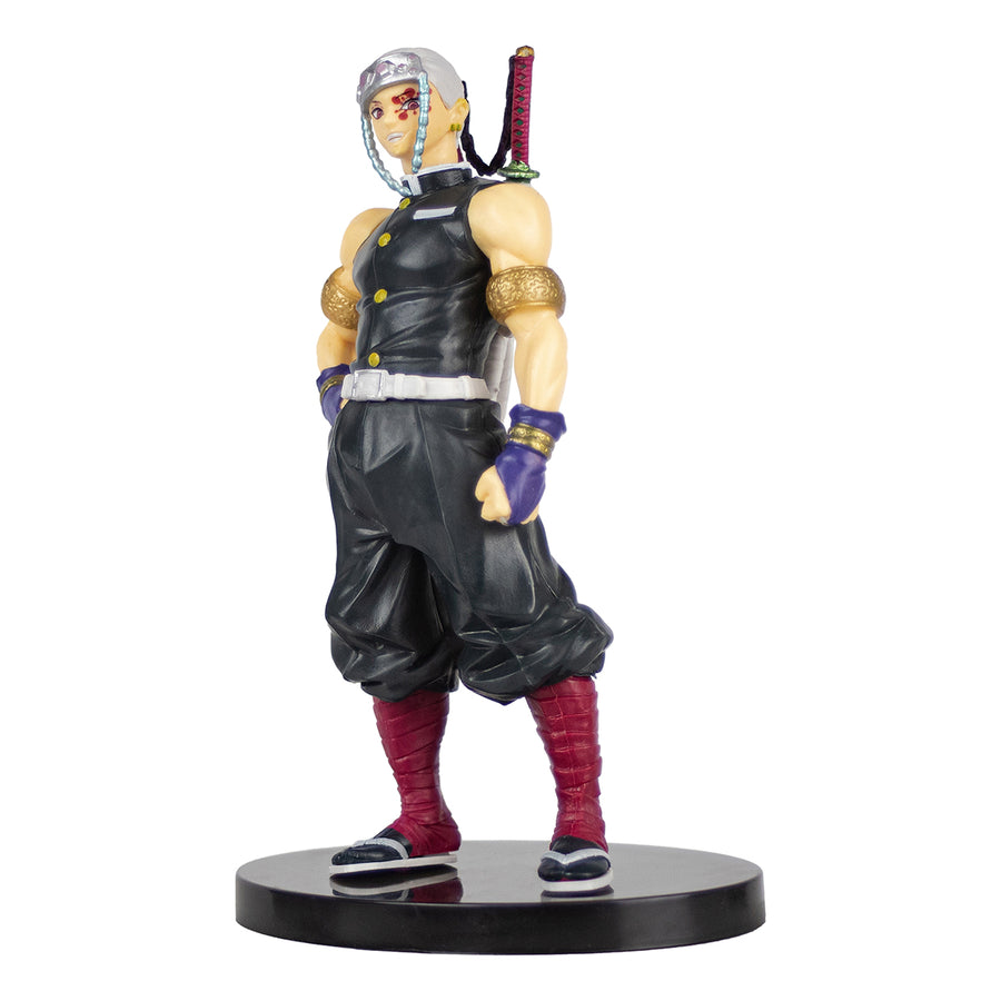 Tengen Uzui Demon Slayer Figure Anime Action Figure Statue Toy 7" Figure Sound Hashira
