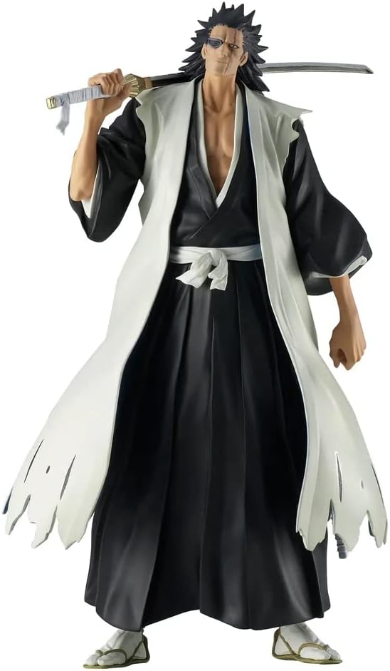 Soul Society Kenpachi Zaraki Shinigami Collectible Anime Action Figure 7.08" in - 18 cm