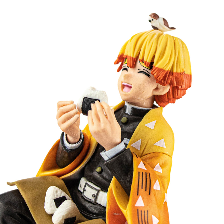 Demon Slayer: Kimetsu no Yaiba Agatsuma Zenitsu Eat Rice Balls Figure  Statue