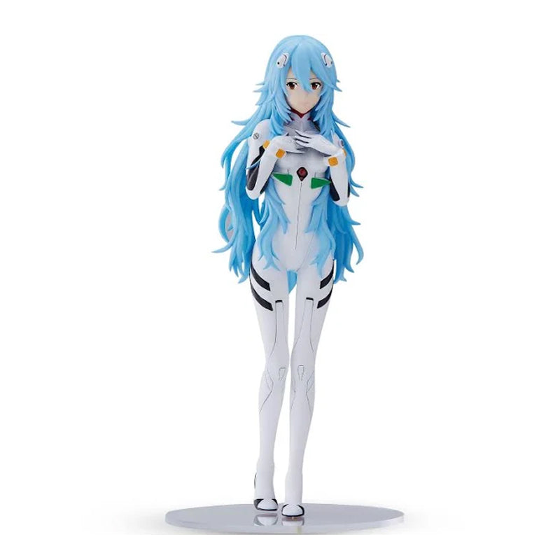 Rei Ayanami Long Hair Version SPM Series Action Figure Collectible Evangelion Character White Suit 8.66" in…