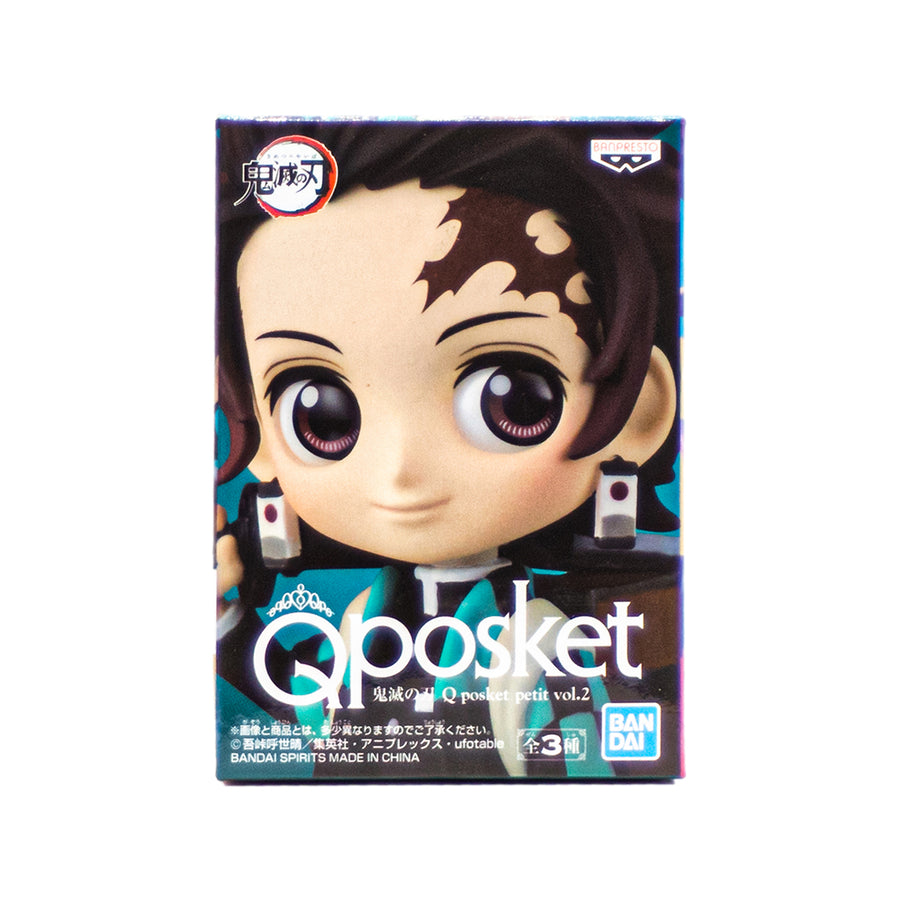 New Bandai Qposket Tanjiro Kamado Petit Demon Slayer : Kimetsu No Yaiba Action Figure Anime Toy Japan Import