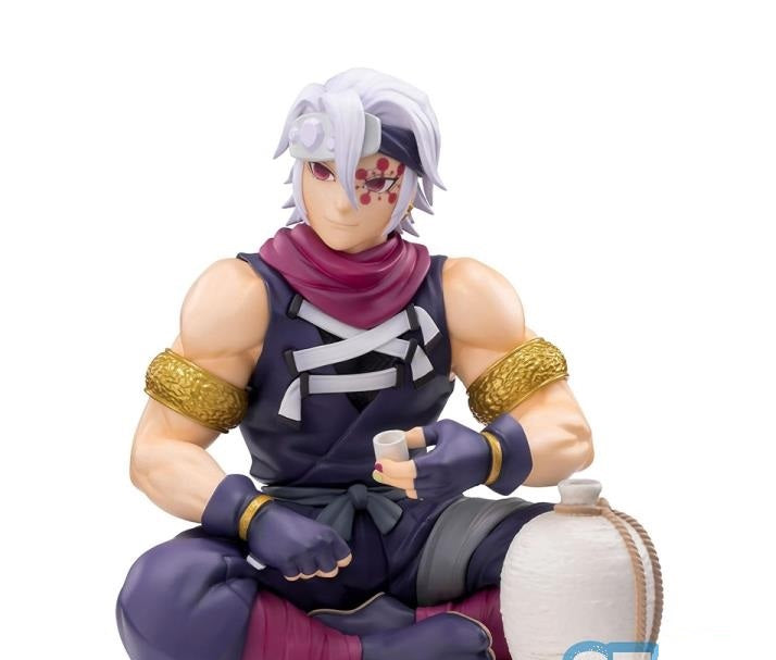 Tengen Uzui Shinobi Costume Sound Relax Drink Figure Demon Anime Slayer Swordsman  4.33" in