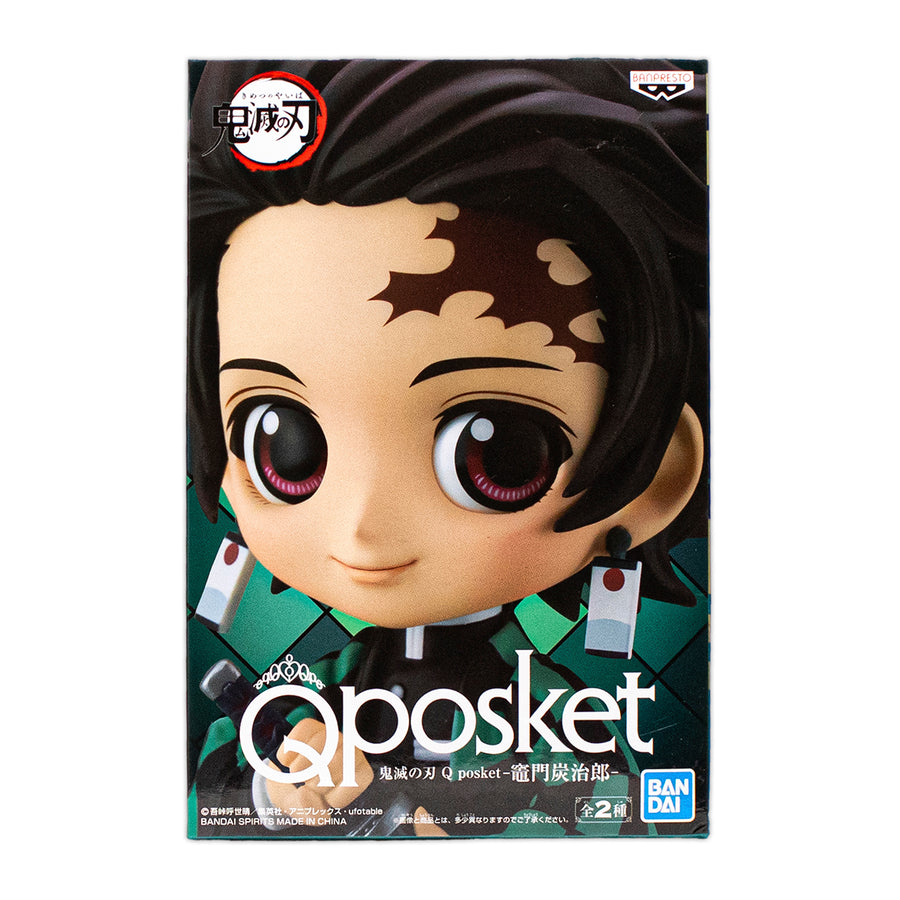 New Bandai Qposket Demon Slayer Tanjiro Kamado Color A Action Figure toy Japan import
