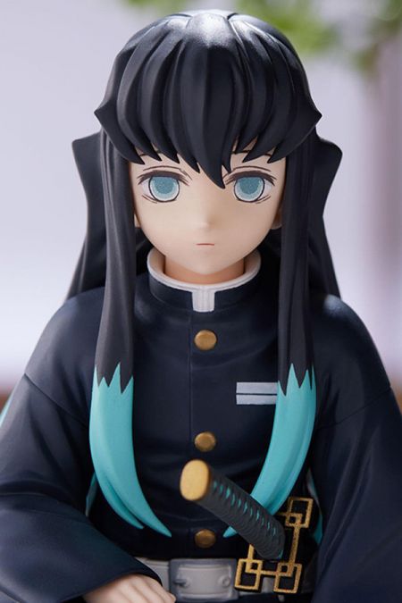 Muichiro Tokito Mist Hashira Meeting Figure Demon Anime Slayer Swordsman Noodle Stopper 4" in